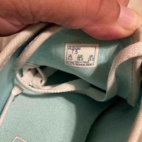 Vans Camden Metallic Silver White retro style Sneakers - Picture 7 of 7